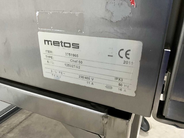 Metos chef 50 heteluchtoven - afbeelding 6 van  6