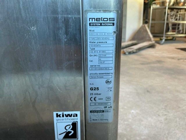 Metos conventionele oven - afbeelding 5 van  8