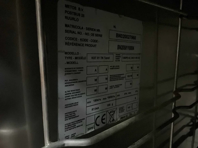 Metos kst 01 tn tavol koelwerkbank - afbeelding 5 van  5