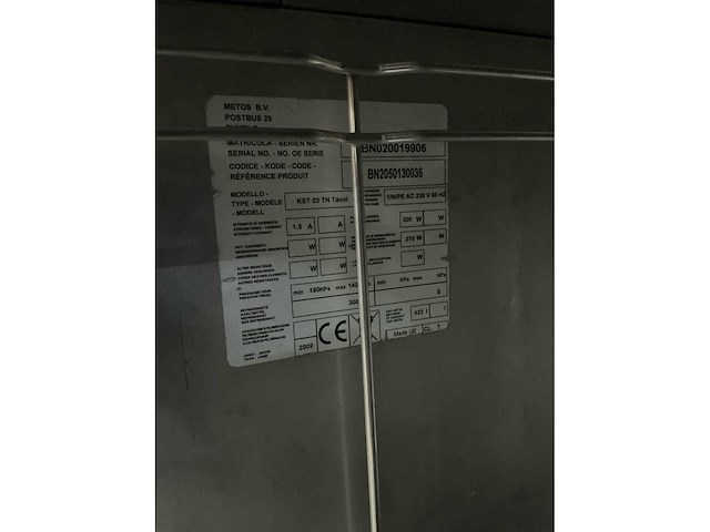Metos kst 03 tn tavol koelwerkbank - afbeelding 7 van  7