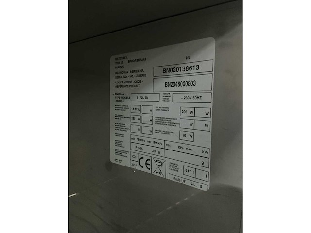 Metos s 70l tn rvs koelkast - afbeelding 7 van  7