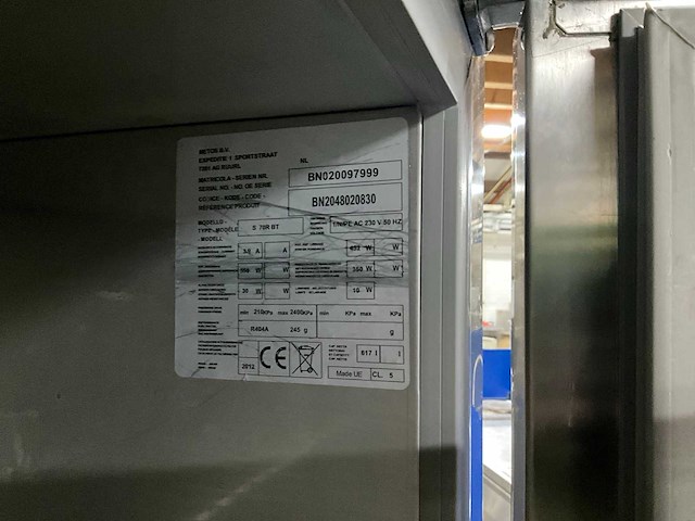 Metos s 70r bt rvs koelkast - afbeelding 5 van  5