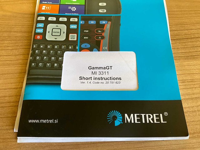 Metrel mi 3311 gammagt apparaattester - afbeelding 5 van  11