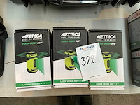 Metrica flash green 360° bouwlaser (3x) - afbeelding 1 van  2
