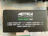 Metrica flash green 360° bouwlaser (3x) - afbeelding 2 van  2