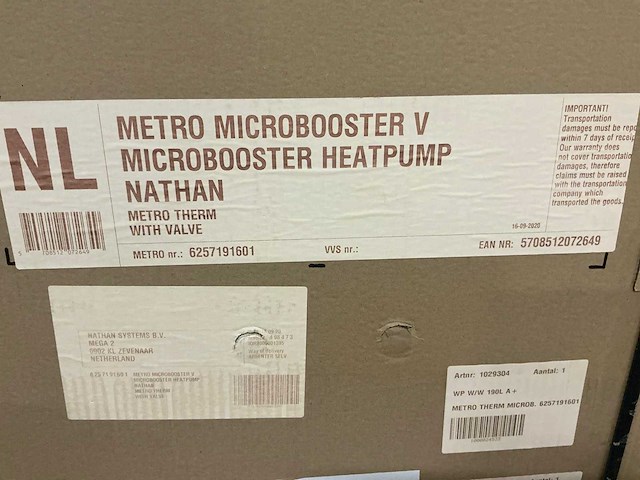 Metro - microbooster v 190 6257191601 - circulator - afbeelding 6 van  10
