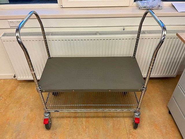 Metro erecta draadgaas magazijnkar (4x) - afbeelding 2 van  4