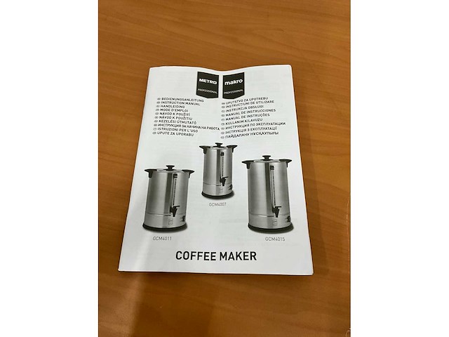 Metro gcm 4015 koffiemachine - afbeelding 7 van  8