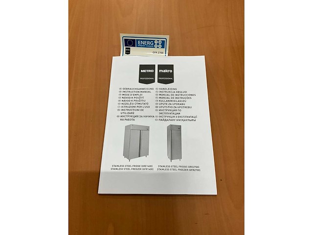 Metro gfr 2700 rvs vrieskast - afbeelding 8 van  9