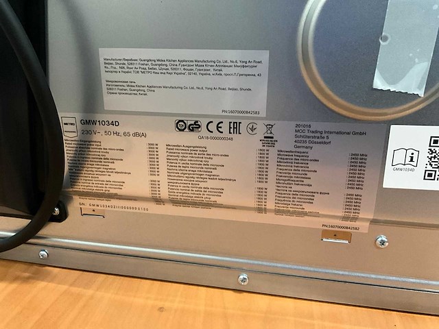 Metro gmw 1034 d magnetron - afbeelding 4 van  12