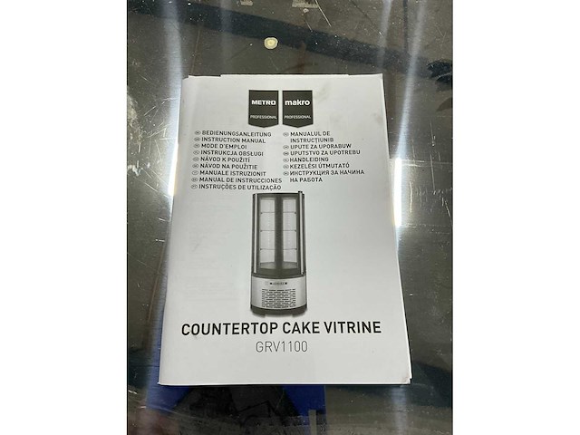 Metro grv 1100 taartvitrine - afbeelding 8 van  8