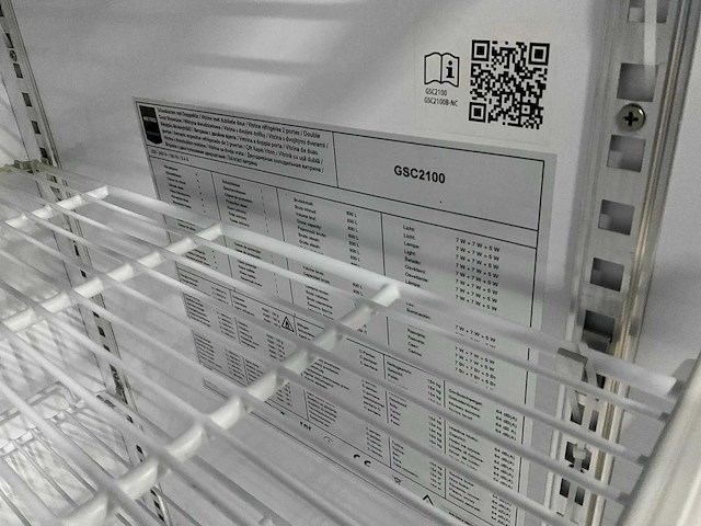 Metro gsc 2100 mobiele glasdeur koelkast - afbeelding 9 van  11