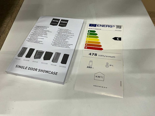 Metro gsc 4280 glasdeur koelkast - afbeelding 7 van  8