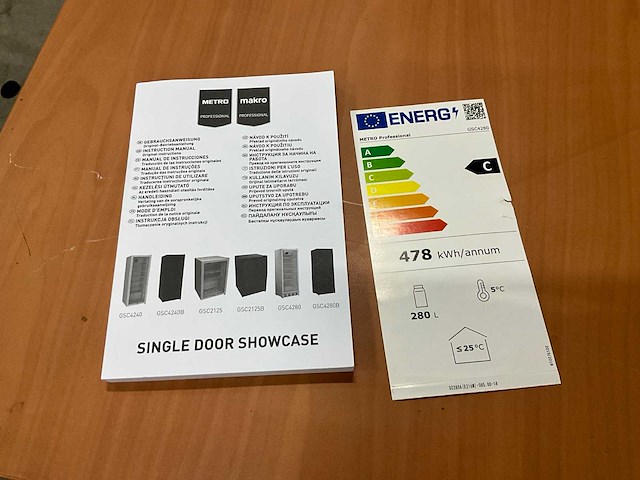 Metro gsc 4280 glasdeur koelkast - afbeelding 2 van  11