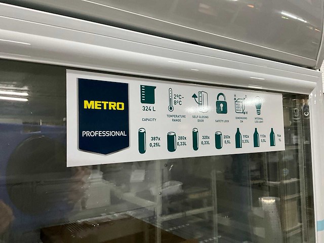 Metro gsc2350 glasdeur koelkast - afbeelding 7 van  7
