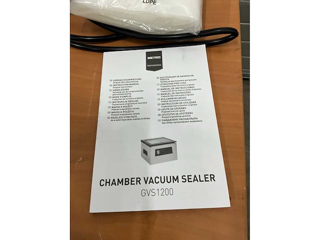 Metro gvs 1200 vacuümmachine - afbeelding 9 van  10