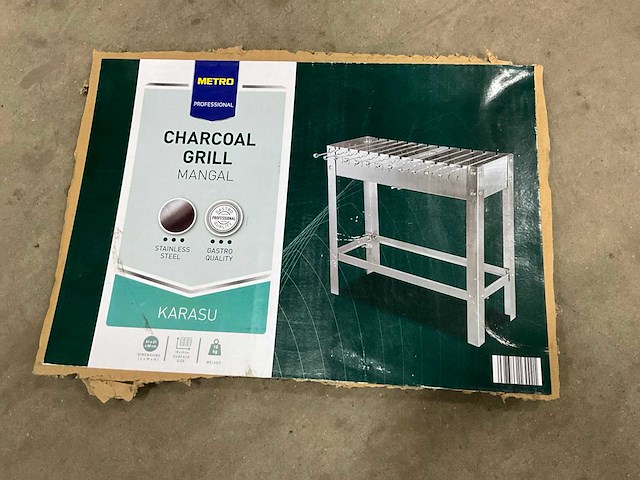 Metro karasu houtskool bbq - afbeelding 6 van  7