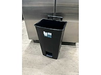 Metro pedal bin afvalemmers (3x) - afbeelding 1 van  2
