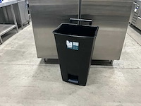 Metro pedal bin afvalemmers (3x) - afbeelding 1 van  6