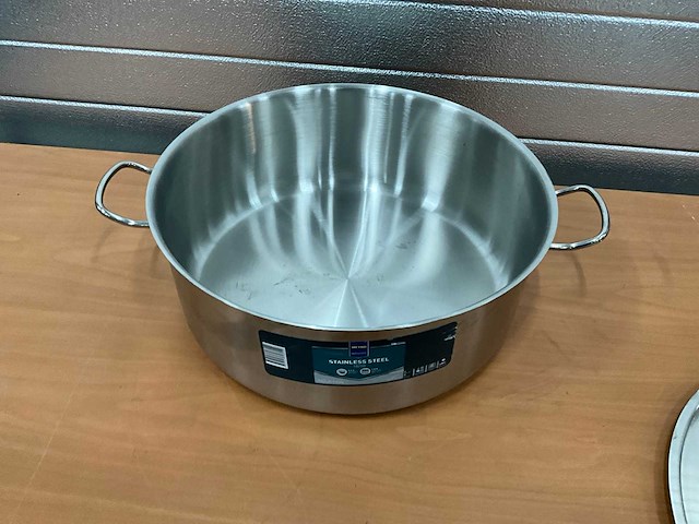 Metro rvs pan met deksel - afbeelding 3 van  6