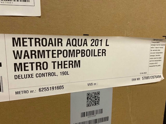 Metro therm microbooster water/water wpboiler met klep - afbeelding 5 van  5