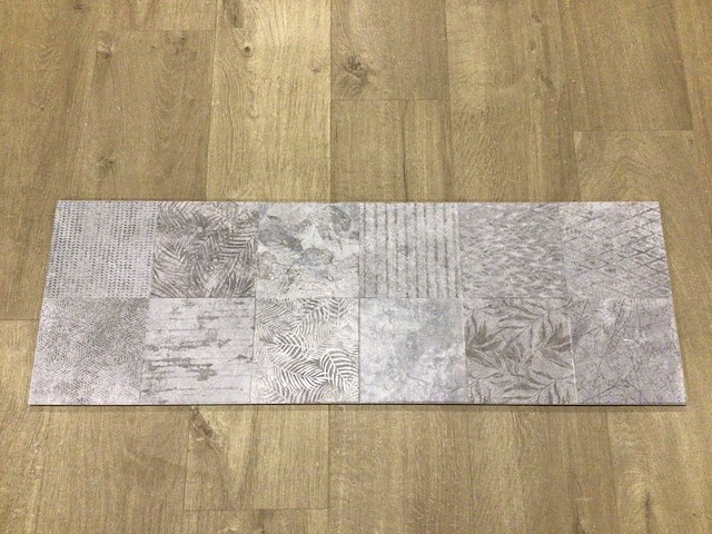 Metropol iconic concept grey decor wandtegel 30x90 cm 22,68 m² - afbeelding 1 van  5