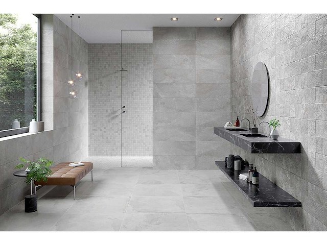 Metropol iconic grey mat 60x60 cm tegel 22,68 m² - afbeelding 3 van  4