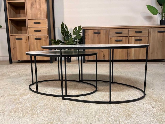 Metropolis salontafel set van 2 - afbeelding 3 van  12