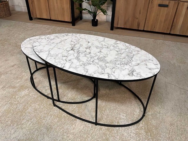 Metropolis salontafel set van 2 - afbeelding 9 van  12