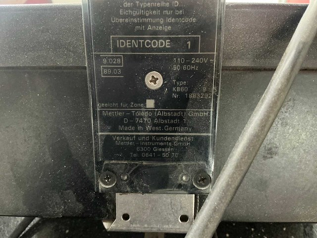 Mettler id5 multirange weegschaal - afbeelding 9 van  9