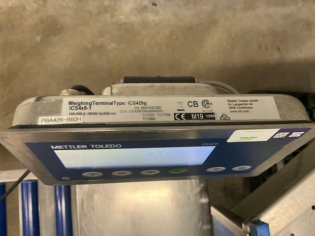 Mettler toledo - ics429g - weegschaal - afbeelding 6 van  6