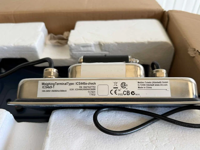 Mettler toledo - ics449 - weegschaal - afbeelding 2 van  3