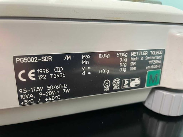 Mettler toledo - pg5002-s delta range - weegschaal - afbeelding 5 van  5