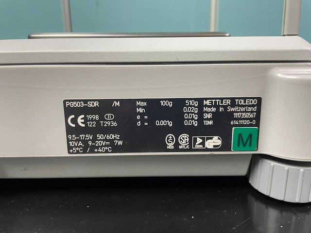 Mettler toledo - pg503-s deltarange - weegschaal - afbeelding 5 van  6