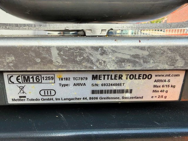 Mettler toledo 3x - ariva - weegschaal - afbeelding 5 van  6