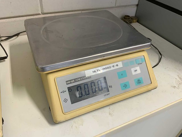 Mettler toledo gm15k digitale weegschaal (2x) - afbeelding 2 van  4