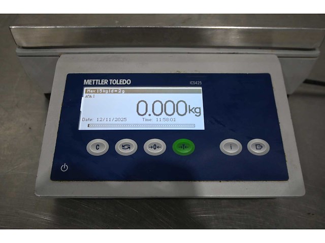 Mettler toledo ics 425 s digitale weegschaal - afbeelding 2 van  4