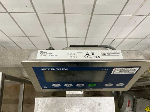 Mettler toledo ics 429 weegschaal - afbeelding 4 van  4