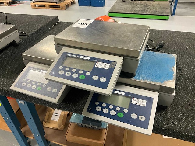 Mettler toledo ics-445s weegschaal (3x) - afbeelding 1 van  4