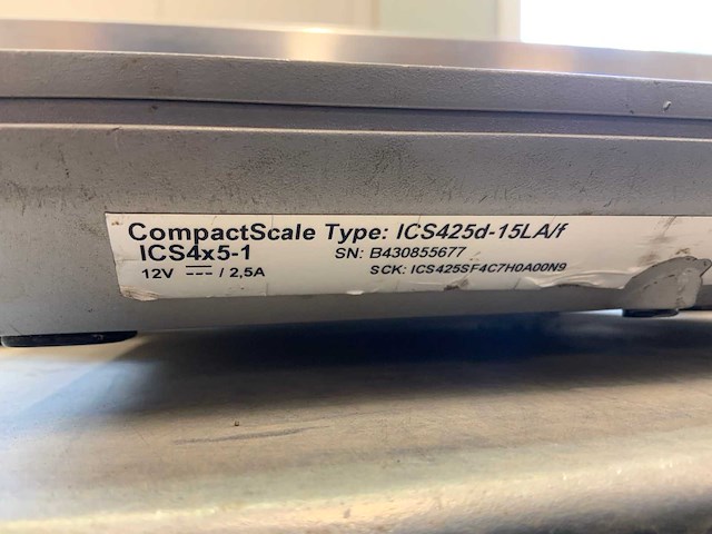 Mettler toledo ics425d-15la/f digitale weegschaal inclusief kalibreergewicht - afbeelding 3 van  7