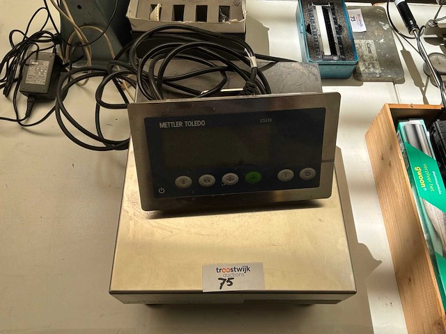 Mettler toledo ics429g weegschaal, rvs - afbeelding 1 van  5