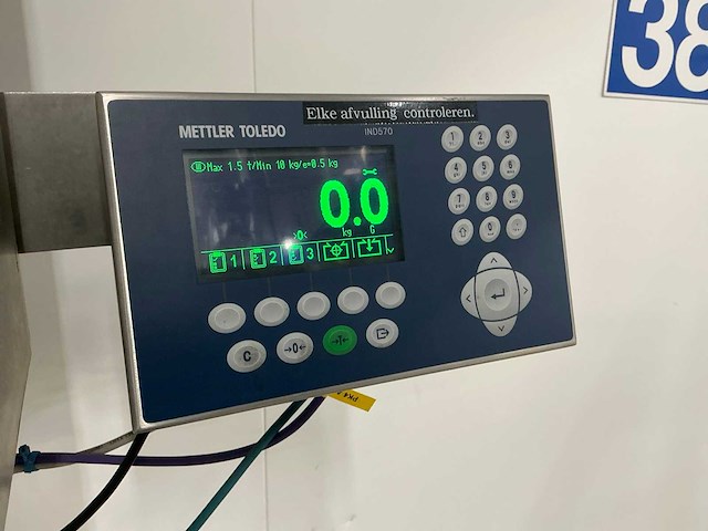 Mettler toledo ind570 vloerweegschaal - afbeelding 4 van  4