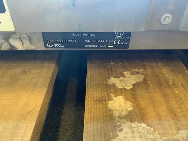 Mettler toledo kcs 300sx-t4 vloerweegschaal - afbeelding 3 van  5