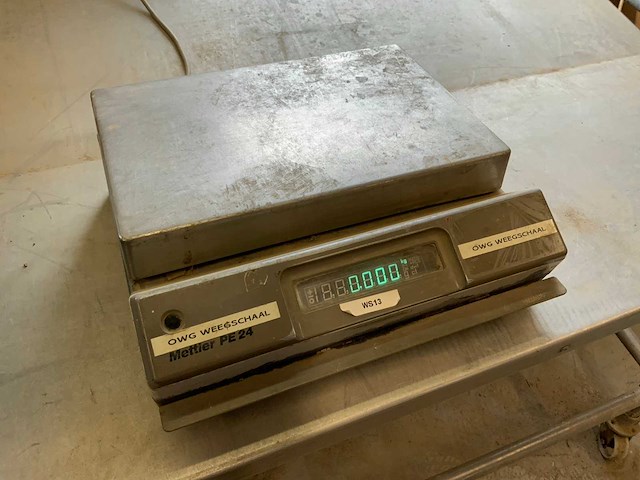 Mettler toledo pe24 digitale weegschaal - afbeelding 1 van  11