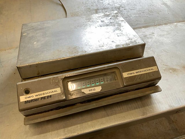 Mettler toledo pe24 digitale weegschaal - afbeelding 9 van  11
