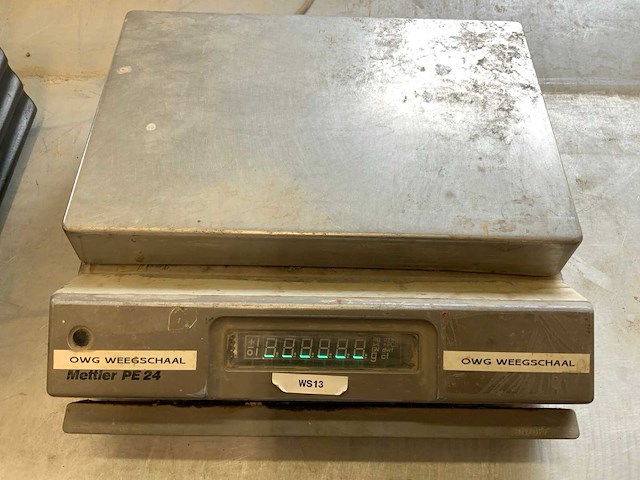 Mettler toledo pe24 digitale weegschaal - afbeelding 6 van  11