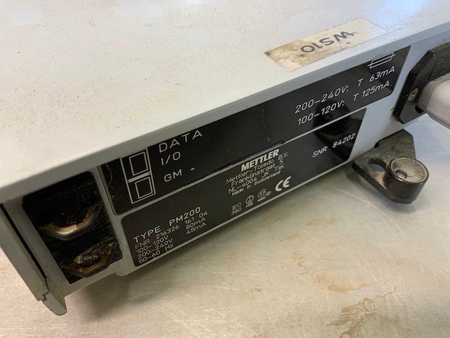 Mettler toledo pm200 digitale weegschaal - afbeelding 5 van  6