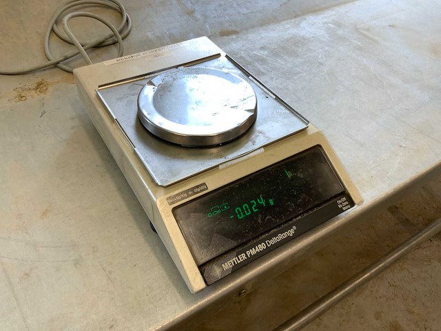 Mettler toledo pm480 delta range digitale weegschaal - afbeelding 1 van  6