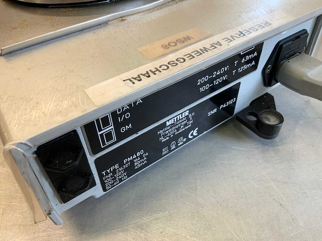 Mettler toledo pm480 delta range digitale weegschaal - afbeelding 3 van  6
