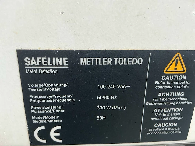 Mettler toledo safeline metal-check metaaldetector - afbeelding 8 van  16
